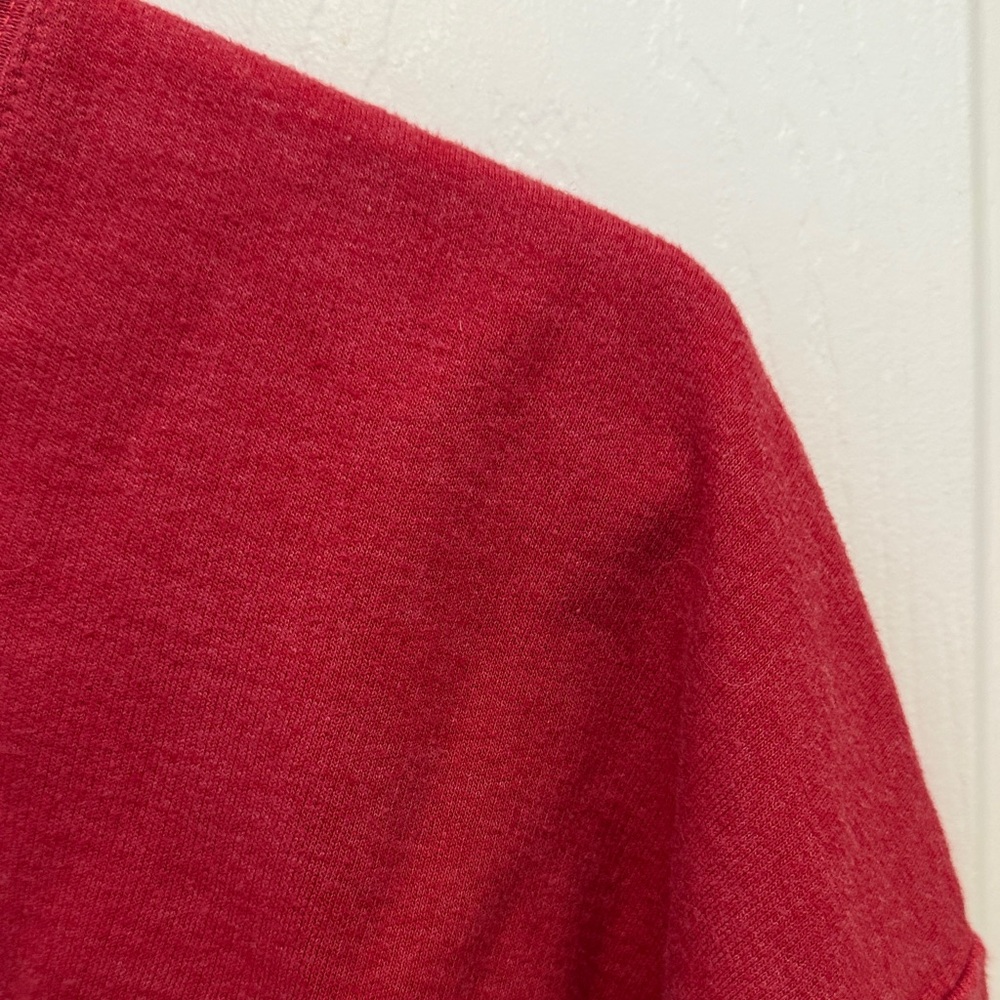 Red Graphic Sweater - Picture 6 of 6